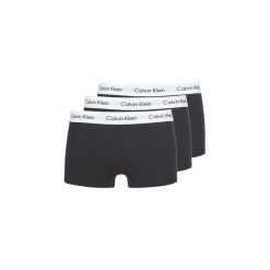 Bokserki Calvin Klein Jeans COTTON STRECH LOW RISE TRUNK X 3. Czarne bokserki męskie Calvin Klein Jeans, bez wzorów, z jeansu. Za 209,00 zł.