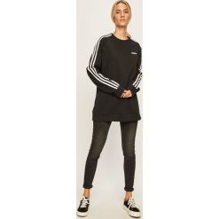 Adidas - Bluza. Czarne bluzy damskie Adidas, s, bez wzorów, z bawełny, bez rękawów, bez kaptura. W wyprzedaży za 159,90 zł.