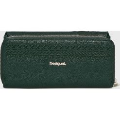 Desigual - Portfel. Szare portfele damskie Desigual, z materiału. Za 149,90 zł.