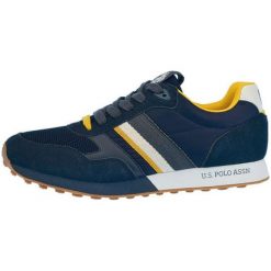 U.S. Polo Assn. Tenisówki Męskie Julius 45 Ciemnoniebieskie. Szare trampki męskie U.S. Polo Assn., bez wzorów, bez zapięcia. Za 369,00 zł.