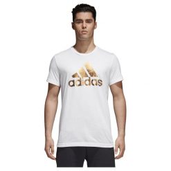 KOSZULKA ADIDAS PERFORMACNE BOS FOIL CV4509. Szare koszulki męskie marki Adidas, m, bez wzorów, bez kołnierzyka, bez rękawów. Za 79,00 zł.