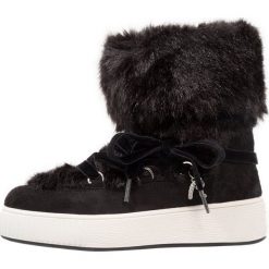 Buty zimowe damskie: Replay Botki sznurowane black