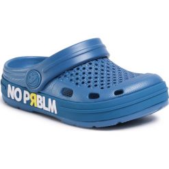 Klapki COQUI - Lindo 6423-404-5151 Niagara Blue. Niebieskie sandały chłopięce Coqui, z tworzywa sztucznego, bez zapięcia. Za 69,00 zł.