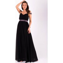 EVA & LOLA SUKIENKA CZARNY 51001-1. Czarne sukienki damskie EVA&LOLA, s, bez wzorów, bez kołnierzyka, bez rękawów. Za 206,03 zł.