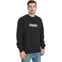 Napapijri Box Bluza Czarny. Czarne bluzy męskie Napapijri, xxl, z nadrukiem, z bawełny, bez kołnierzyka, bez rękawów, bez kaptura. Za 368,95 zł.