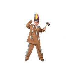 Spodnie niemowlęce: FUNNY FASHION Strój karnawałowy Indianin Anoi