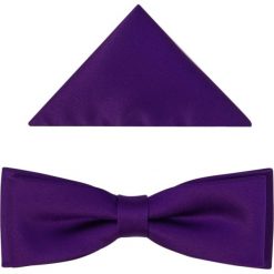 Fioletowa mucha męska - slim - B4. Fioletowe muszki męskie Modini Moda Męska, na co dzień, bez wzorów, z tkaniny, eleganckie. Za 45,00 zł.