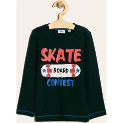 Blukids - Longsleeve dziecięcy 98-134 cm. Niebieskie t-shirty chłopięce Blukids, z nadrukiem, z bawełny, z długim rękawem. Za 29,90 zł.