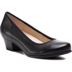 Półbuty CAPRICE - 9-22300-22 Black Nappa 022. Czarne półbuty damskie skórzane marki Caprice, na obcasie. Za 249,90 zł.