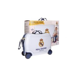 Walizka na kółkach Real Madryt. Szare walizki Joumma Bags, bez wzorów, z kauczuku, biznesowe. Za 253,00 zł.