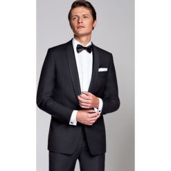 Marynarka Smoking. Czarne smokingi LANCERTO, na co dzień, bez wzorów, ze skóry. Za 1199,90 zł.
