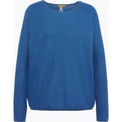 BOSS Casual - Sweter damski z dodatkiem jedwabiu – Idellah, niebieski. Niebieskie swetry klasyczne damskie marki BOSS Casual, s, z dzianiny. Za 599,95 zł.