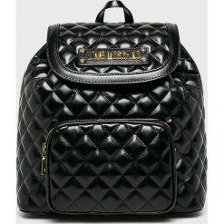 Love Moschino - Plecak. Czarne plecaki damskie marki Love Moschino, ze skóry ekologicznej. Za 999,90 zł.