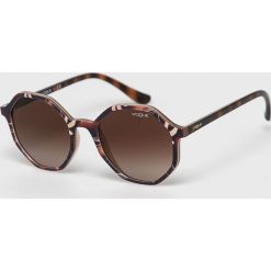 Vogue Eyewear - Okulary 0VO5222S.269513.52. Czarne okulary przeciwsłoneczne damskie VOGUE Eyewear, okrągłe. Za 419,90 zł.