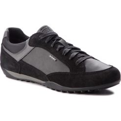 Sneakersy GEOX - U Wells A U84T5A 022ME C9270 Black/Anthracite. Czarne sneakersy męskie Geox, bez zapięcia. W wyprzedaży za 289,00 zł.