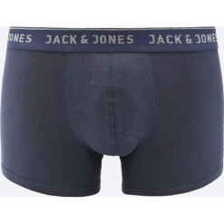 Jack & Jones - Bokserki (2-pack). Szare bokserki męskie Jack & Jones, z bawełny. W wyprzedaży za 49,90 zł.