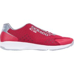 Buty SEBAGO. Czerwone buty sportowe męskie Sebago, z gumy, bez zapięcia, żeglarskie. W wyprzedaży za 265,00 zł.