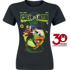 Bluzki damskie: Green Lantern Comic Koszulka damska czarny