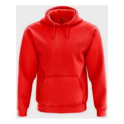 Męska bluza z kapturem (bez nadruku, gładka) - czerwona. Czerwone bluzy męskie MegaKoszulki, m, z nadrukiem, z kapturem, bez rękawów, z kapturem. Za 54,90 zł.