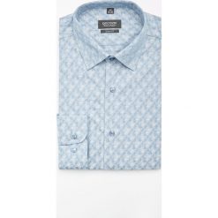 Koszula versone 2905 długi rękaw slim fit niebieski. Niebieskie koszule męskie Recman, m, bez wzorów, bez kołnierzyka, z długim rękawem. Za 179,00 zł.