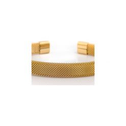 Bransoletki damskie: KORONKOWA BRANSOLETKA GOLDEN STEEL