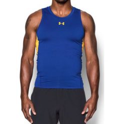 Under Armour Koszulka męska UA HG ARMOUR TANK niebieska r. M (1271335-400). Niebieskie t-shirty męskie Under Armour, m. Za 84,94 zł.