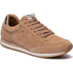 Sneakersy S.OLIVER - 5-23640-23 Sand Suede 404. Pomarańczowe półbuty damskie S.Oliver, z zamszu. Za 299,00 zł.