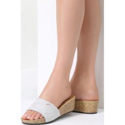 Szare Klapki Lizard. Szare koturny damskie marki vices, bez obcasa, na obcasie, z paskami. Za 59,99 zł.