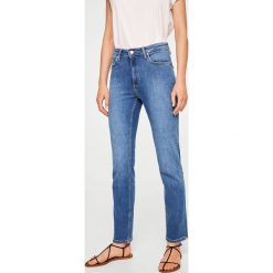 Mango - Jeansy Anna. Niebieskie jeansy damskie z wysokim stanem marki Mango. Za 129,90 zł.
