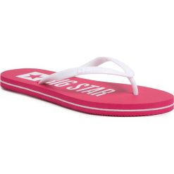 Japonki BIG STAR - FF274A318 Fuchsia. Białe klapki damskie BIG STAR, bez wzorów, z tworzywa sztucznego, bez obcasa. Za 39,00 zł.