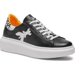 Sneakersy PATRIZIA PEPE - 2V9708/A3KW-FB19 Black/Orange. Czarne półbuty damskie Patrizia Pepe, na co dzień, bez wzorów, ze skóry, bez obcasa, bez zapięcia. Za 879,00 zł.