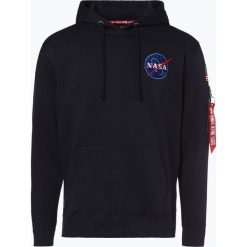 Alpha Industries - Męska bluza nierozpinana, niebieski. Niebieskie bluzy męskie Alpha Industries, xl, bez wzorów, bez kołnierzyka, bez rękawów, bez kaptura. Za 349,95 zł.