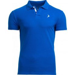 Koszulka polo męska TSM610 - niebieski - Outhorn. Niebieskie koszulki męskie Outhorn, na lato, m, bez wzorów, z bawełny, polo, bez rękawów. W wyprzedaży za 39,99 zł.