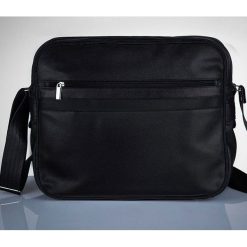 Stylowa torba męska na ramię SOLIER Messenger by Solier MS01 czarna - Czarny. Czarne torby męskie skórzane Solier, eleganckie. Za 64,99 zł.