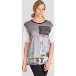 T-SHIRT ICE PLAY. T-shirty damskie Ice Play, s, z nadrukiem, z bawełny, z okrągłym kołnierzem. Za 195,00 zł.