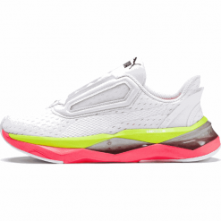 Puma Lqdcell Shatter Xt Wn S Puma White-Pink Alert 40,5. Różowe buty sportowe damskie Puma, bez wzorów, sportowe, na fitness i siłownię. W wyprzedaży za 239,00 zł.