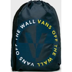 Vans - Plecak. Niebieskie plecaki męskie Vans, z nadrukiem, z poliesteru. Za 39,90 zł.