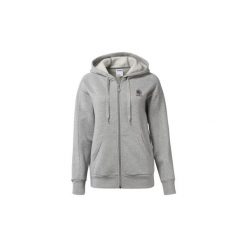 Bluzy Reebok Classic Bluza z kapturem Fleece Full-Zip. Szare bluzy damskie Reebok Classic, l, bez wzorów, bez rękawów, z kapturem. Za 269,00 zł.