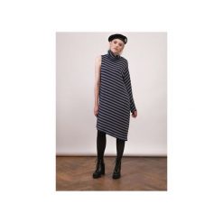 Sukienka One Sleeve Stripes. Czarne sukienki damskie Girl Little Boy, s, bez wzorów, z elastanu, bez kołnierzyka, bez rękawów. Za 350,00 zł.