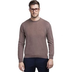 Sweter PIETRO L SWK000063. Pomarańczowe swetry klasyczne męskie marki Giacomo Conti, m, z bawełny. Za 199,00 zł.