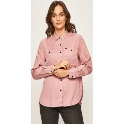 Lee - Koszula. Różowe bluzki damskie Lee, s, z lyocellu, klasyczne. Za 259,90 zł.