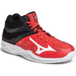 Buty MIZUNO - Thunder Blade 2 Mid V1GA197562 Czarny Czerwony. Czerwone buty sportowe męskie Mizuno, ze skóry ekologicznej, bez zapięcia, na fitness i siłownię. W wyprzedaży za 259,00 zł.