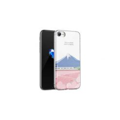 Etui na iPhone 7 – Story About a Travel. Pomarańczowe etui damskie marki Creattack, z tworzywa sztucznego. Za 41,94 zł.