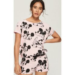 Dwuczęściowa piżama Mickey Mouse - Różowy. Czerwone piżamy damskie marki Sinsay, l, z motywem z bajki. Za 49,99 zł.