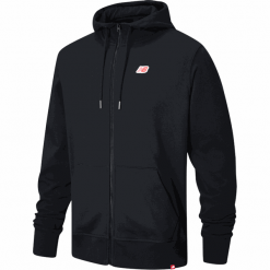 New Balance MJ01663BK. Bluzy męskie New Balance, xxl, bez wzorów, z bawełny, klasyczne, z kapturem, bez rękawów, z kapturem. W wyprzedaży za 169,99 zł.