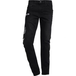 Spodnie męskie: Redefined Rebel STOCKHOLM BADGE Jeansy Slim Fit black