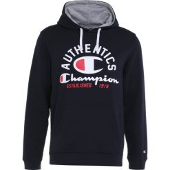 Bluzy męskie: Champion HOODED Bluza z kapturem dark blue