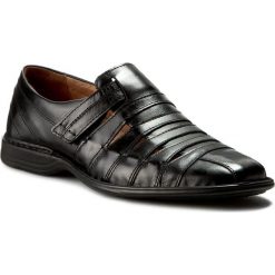 Półbuty JOSEF SEIBEL - Steven 33200 43 600 Schwarz. Czarne półbuty skórzane męskie marki Josef Seibel, na co dzień. Za 389,00 zł.