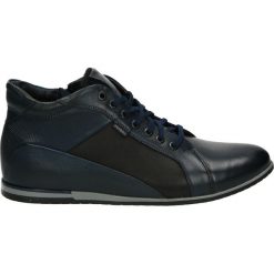 Botki męskie - GM1469 PE BLU. Czarne bez kategorii Venezia, ze skóry. Za 369,00 zł.