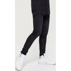 Jeansy SKINNY - Czarny. Czarne jeansy męskie regular Cropp. Za 119,99 zł.